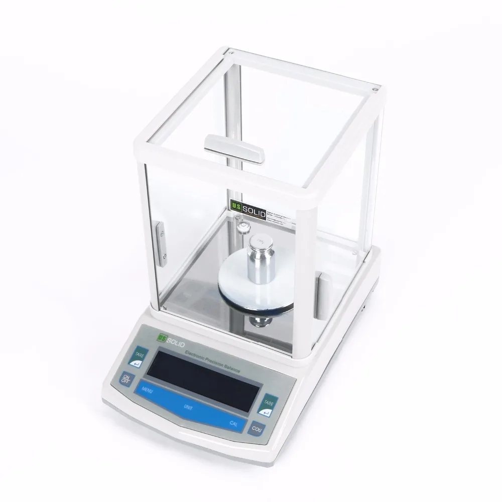 U.S. Solid Analytical Balance 200 x 0.001g 1mg Lab Digital Scale  Electronic Weight Scale CE