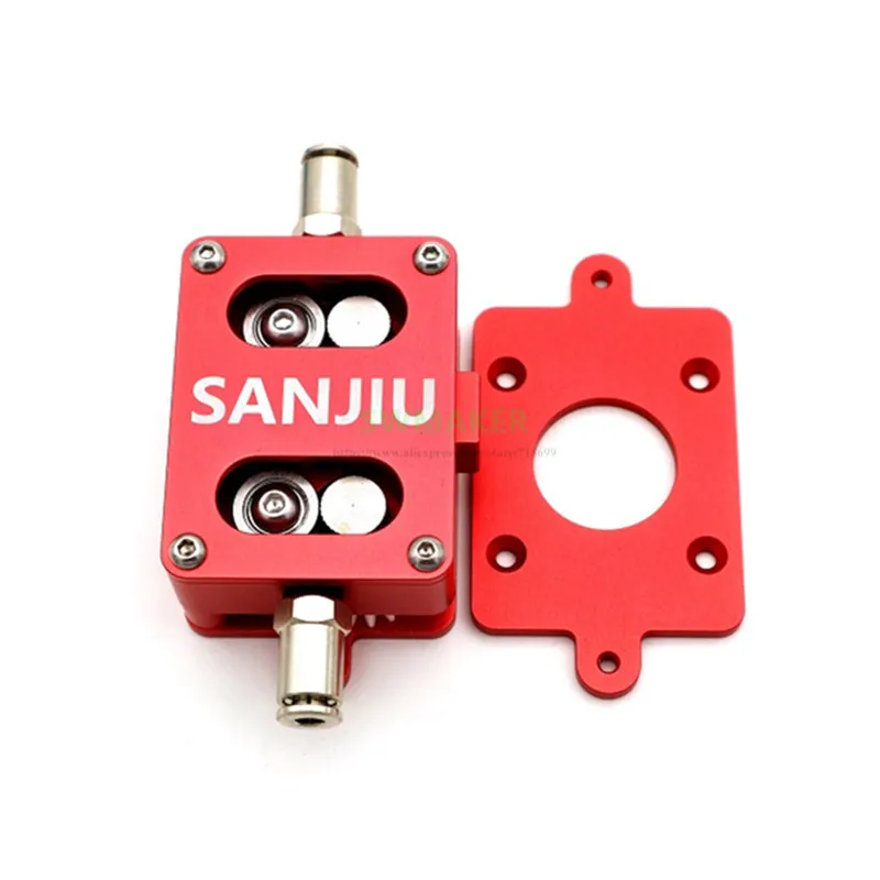 

Red Black 3D Printer UM2 Extended+ Extruder Feeder Double wheel Reducer Extruder 1.75/2.85/3mm Filament