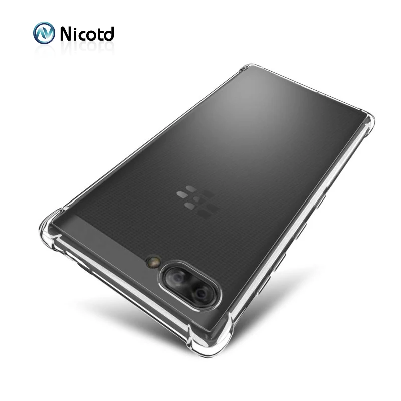 Silikonowe etui TPU odporne na wstrząsy do Blackberry Key2 LE Ultra cienkie przezroczyste etui na Blackberry Evolve X Keyone