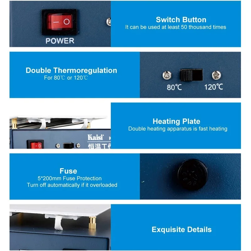 Thermostat Preheating Station Mobile Phone LCD Screen Open Separator Machine Phone Circuit Board Desoldering Station