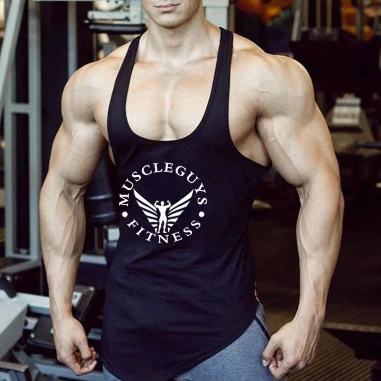 Brand 2020 fitness clothing Gyms tank top men canotta bodybuilding shirt sleeveless singlet Muscle Vest Sportwear tanktop