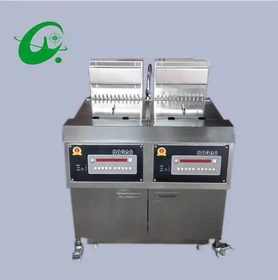 50L Electric open fryer  pressure fryer(With oll pump)  deep fried chicken machine stainless steel air pressure fryer