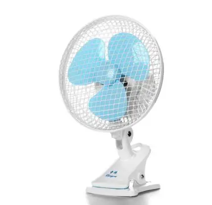 2 gears Metal Net Fan Cover 18cm blades Mini Clip Desk Fan For Student dormitory use 180 degree Swing 220V 20W