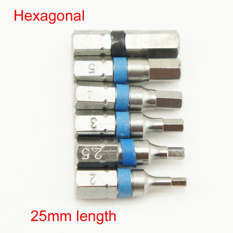 6pcs/lot 25mm length 1/4\