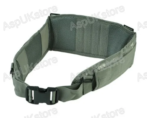 Molle cinto tático almofadado de cintura com alça em forma de h, cinto ajustável de nylon para airsoft combate, cinto original do exército