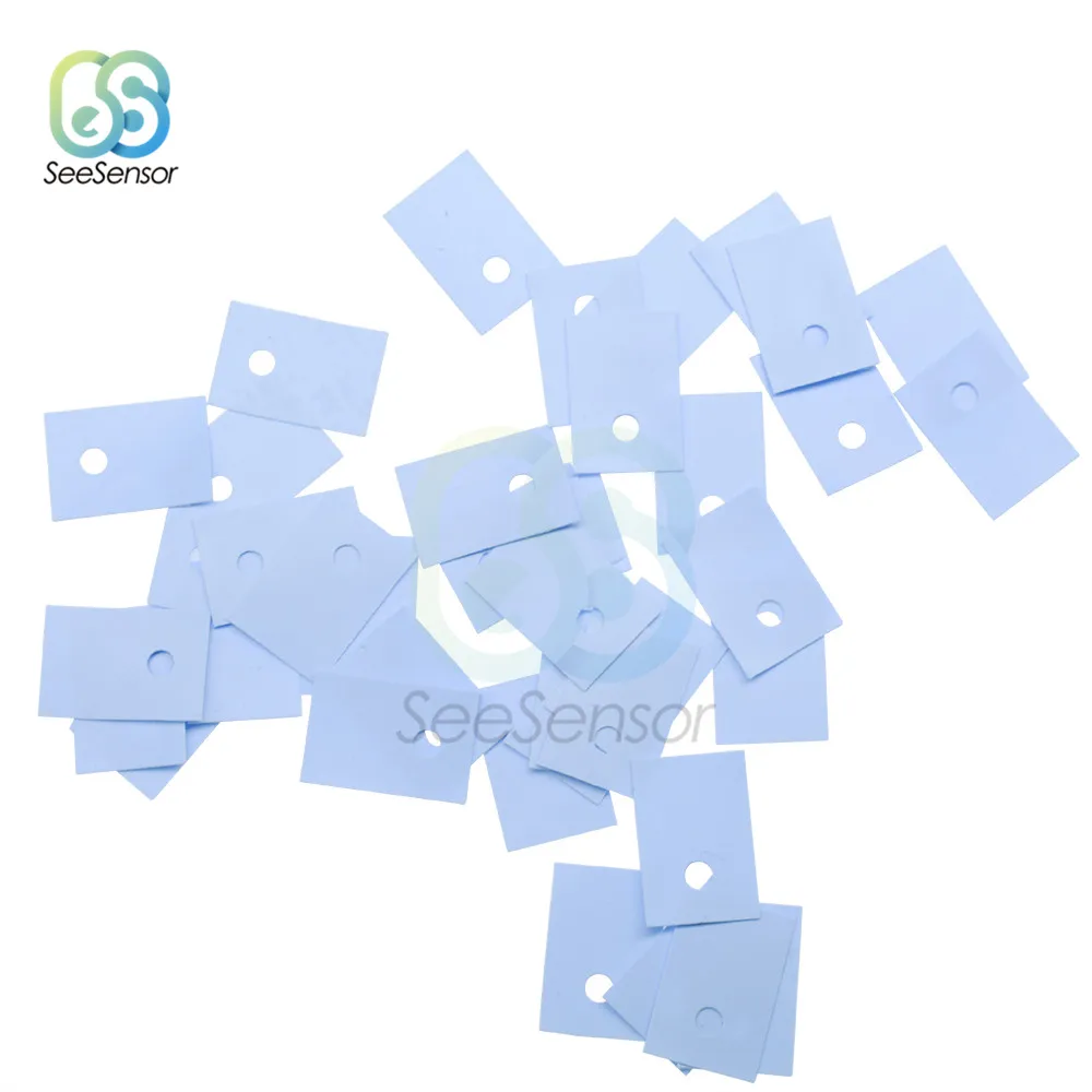 500Pcs 200Pcs 100Pcs TO-220 Insulation Tablets Insulation Washer Circle M3 Transistor Pads Bushing Plastic Pads Silicone