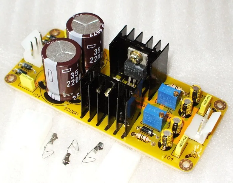 Lm317/ lm336/조정 가능한 고정 전압 전원 보드/이중 전원 조정 가능한 전압 조정기