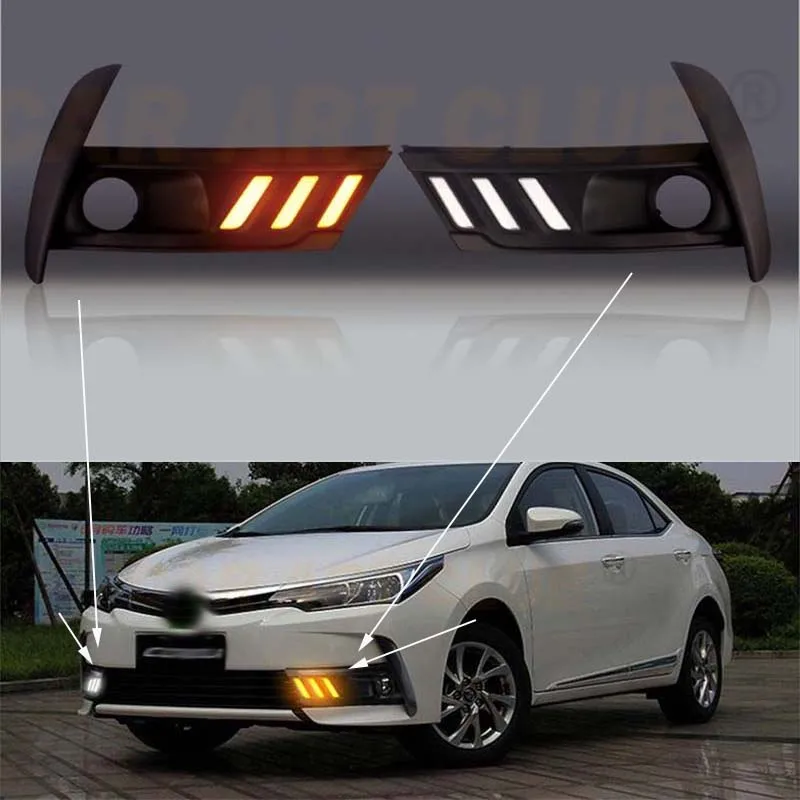 

For Toyota corolla 2017 2018 replaement refit parts daytime running light drl For Toyota corolla