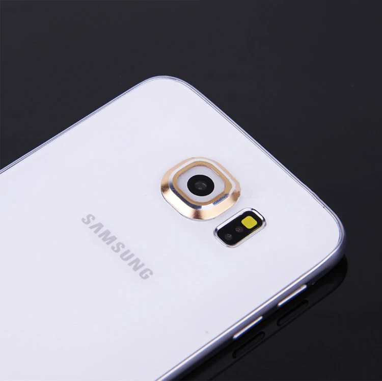 TOP quality Rear Camera Lens Metal Protective Ring Guard UBMSA Cover Protector for Samsung Galaxy S6/S6 Edge Lens Protection NEW