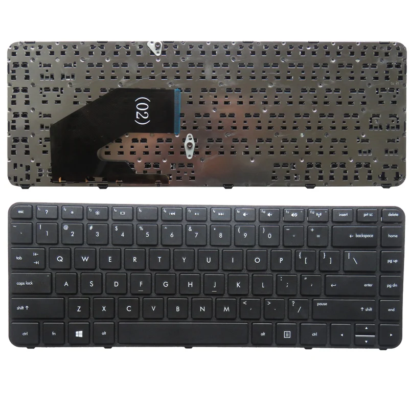 US Laptop Keyboard for HP Pavilion M4 M4-1000 M4-1015DX M4-1050LA M4-1150IA with Frame US black M4-1009TX M4-1016TX