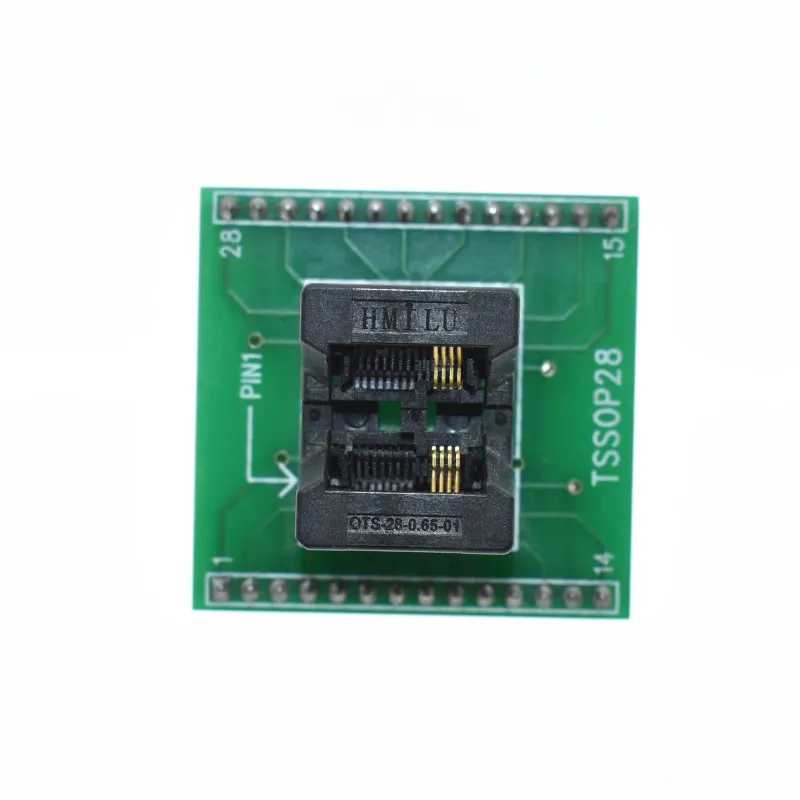 WAVGAT TSSOP8 to DIP28 Adapter TL866A TL866CS programmer adapter SSOP8 to DIP28 IC Test Socket adapter 0.65mm Pitch