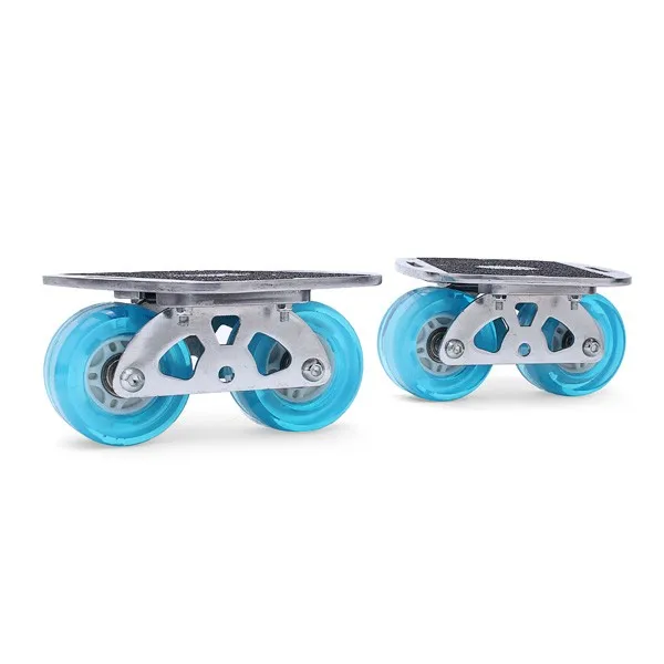 Adult Portable Drift Skates Board Freeline Skates Flashing Colorful PU Wheel Free Shipping