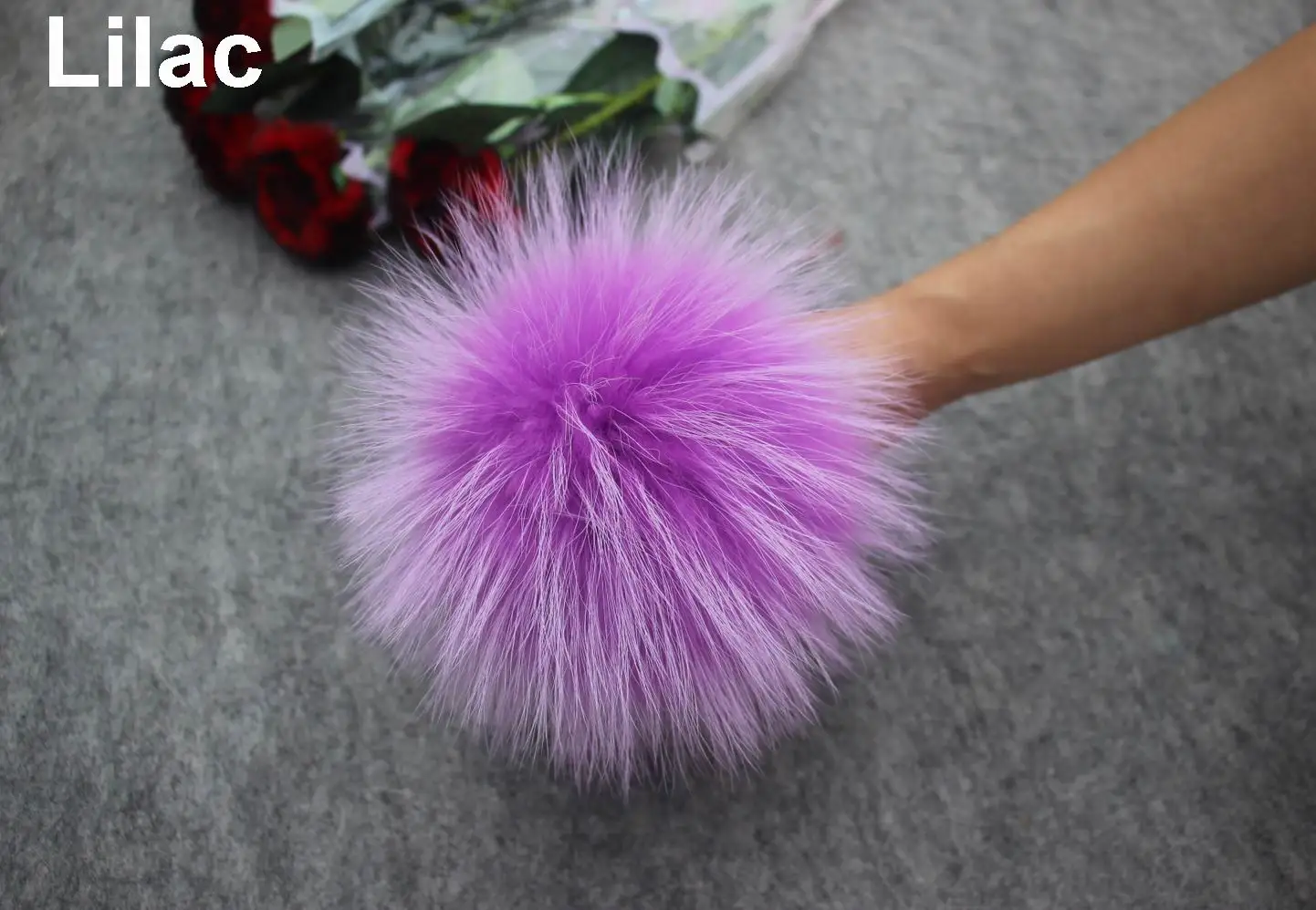 14-15cm DIY Genuine Real Raccoon Fur Pompom Ball Tassels For Women Kids Beanie Hats Big Size Natural Pom pom For Shoes Caps Bags