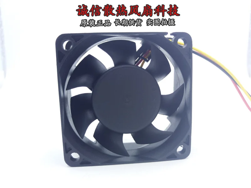 Everflow F126025DU Server Cooling  Fan DC 12V 0.26A 60x60x25mm 3-Wire