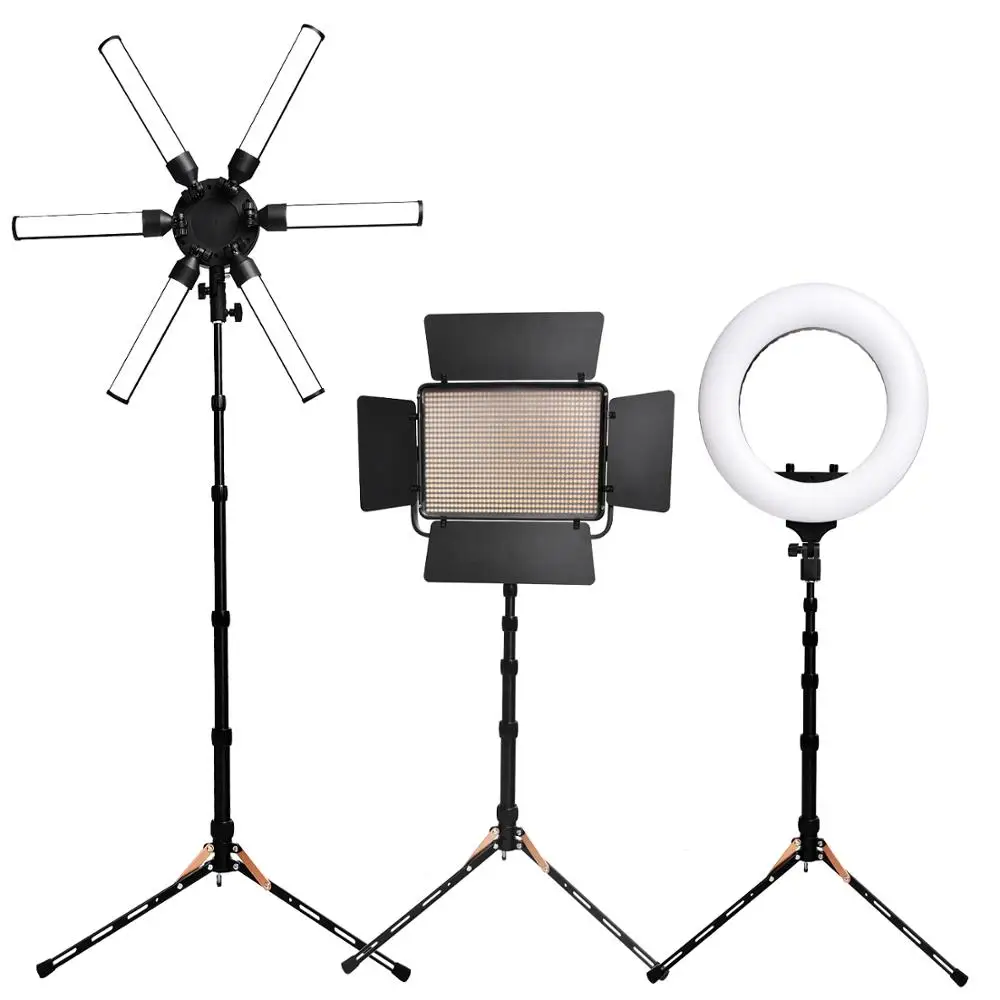 Fosoto FT-140 Phone Tripod Stand Travel Universal Photographic Lighting Tripod Flash Umbrellas Reflector Photo Studio Camera