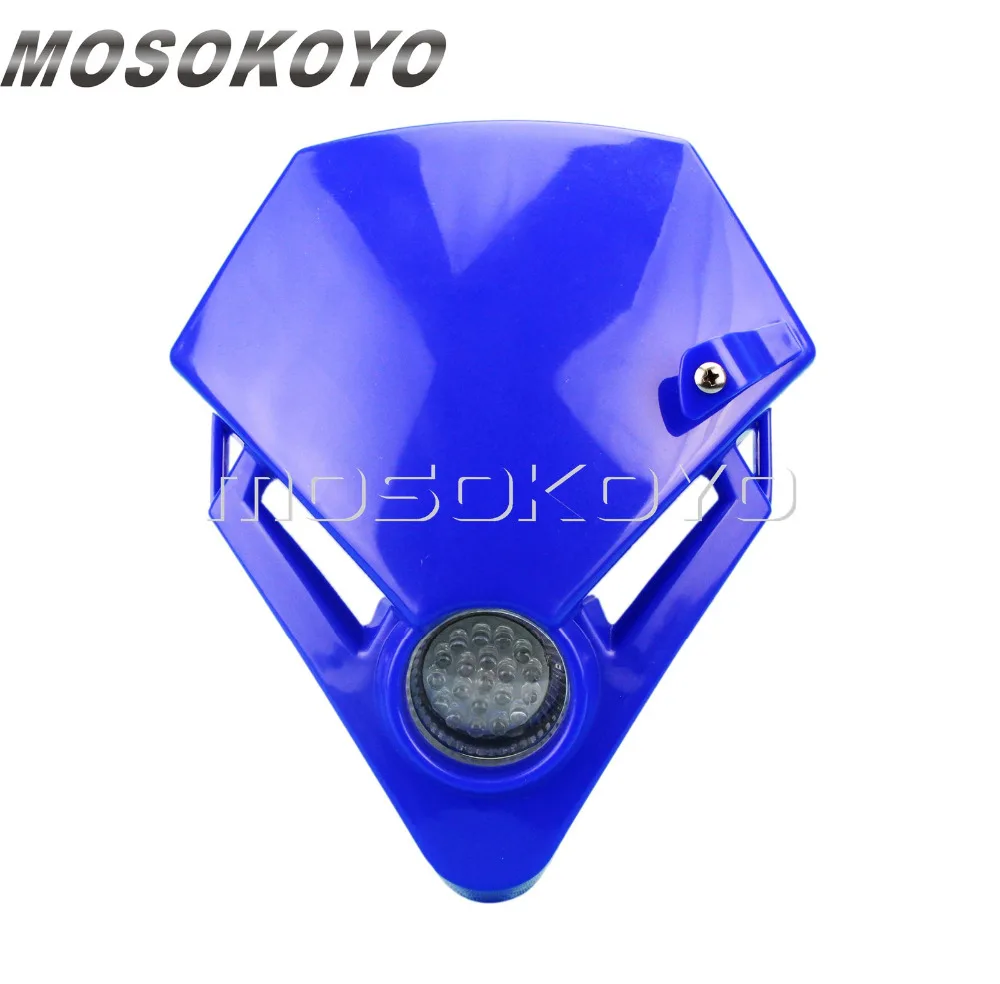 Motocross Mini Headlight LED Dirt Bike Supermoto Head Light Fairing for Gas Gas TXT Pro EXC 250 280 Yamaha Kawasaki Suzuki Honda