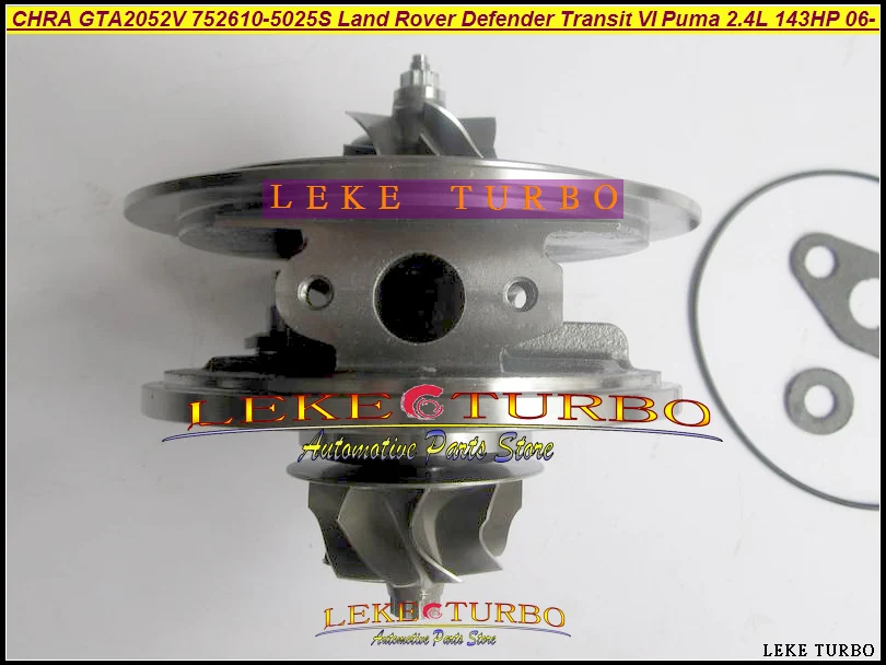 Turbo Cartridge CHRA Core GT2052 752610-5032S 752610-5009S 752610 For Ford Transit 6 For Land Rover Defender DuraTorq V348 2.4L