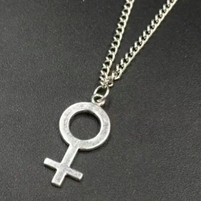 Female Symbol Feminist Charms Alloy Pendants Necklaces Vintage  Jewelry Gift New 10 PCS Fast shipping