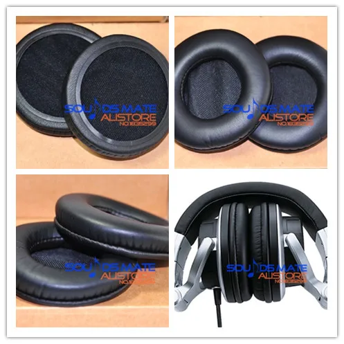 Protein Leather Soft Replacement Cushion Ear Pads For Denon DN HP 1000 DN HP1000 DJ Headphone