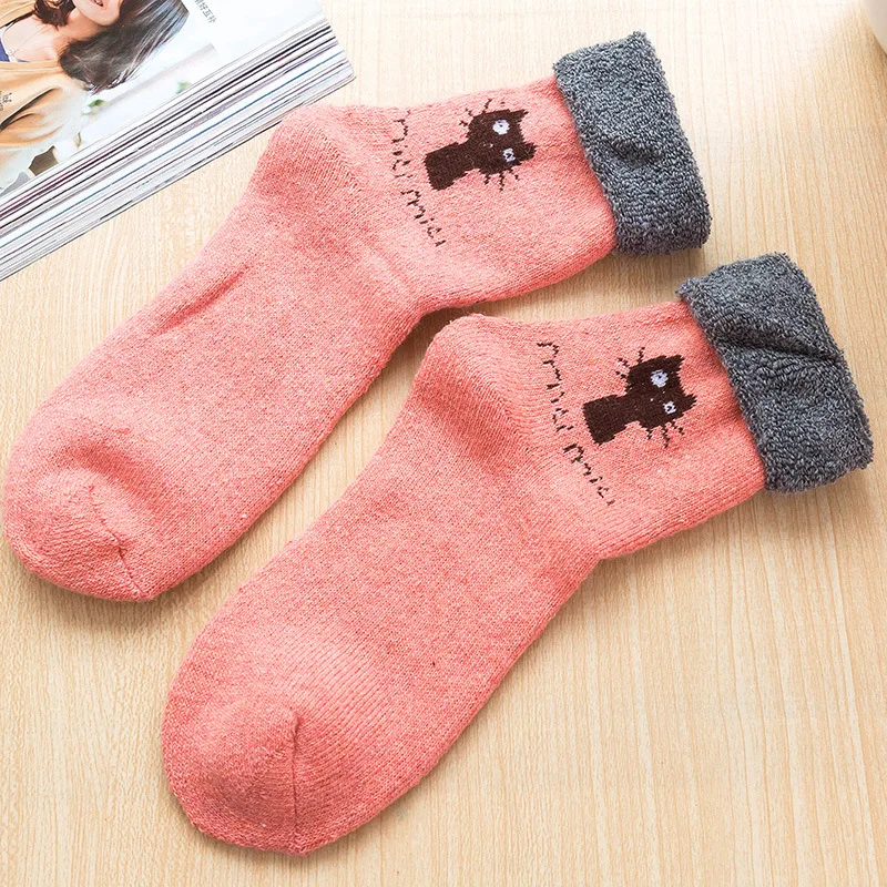 جديد وصول عادية عاطفي ومريح جورب القط نمط جودة عالية لينة الحياكة رقيق جورب