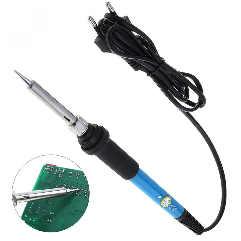 

New 110 ~ 220V 60W Adjustable Temperature Electric Soldering Iron Soldering Gun Repair Hand Tools with EU / US Plug for Welding