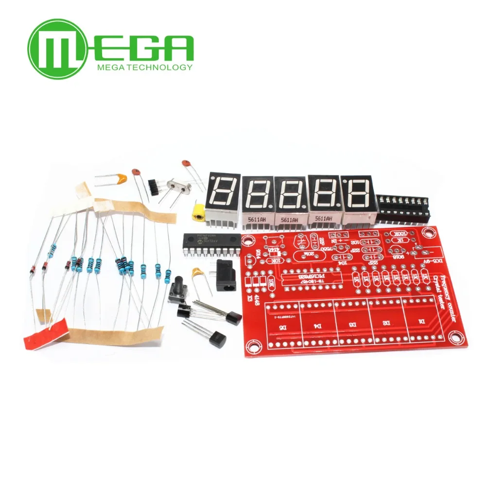 DIY Kits RF 1Hz-50MHz Crystal Oscillator Frequency Counter Meter Digital LED tester meter