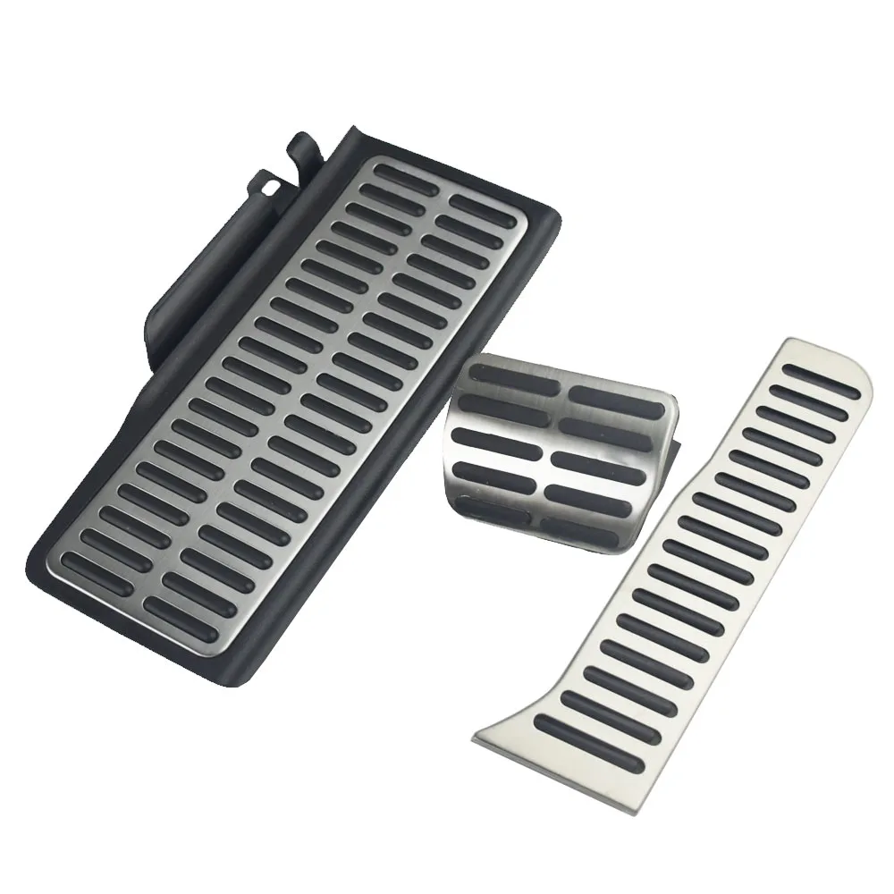 Stainless Steel Automatic Manual DSG Pedal Includes Footrest+Brake+Gas Pedal For VW Passat B6 B7 CC