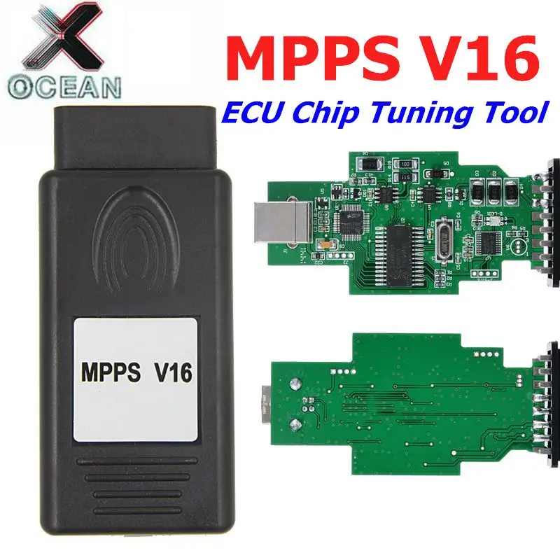 Чип-тюнинг OBD2 MPPS V16 ECU, чип MPPS V16 для EDC15 EDC16 CHECKSUM, отличный MPPS v16, поддержка нескольких языков, бесплатная доставка