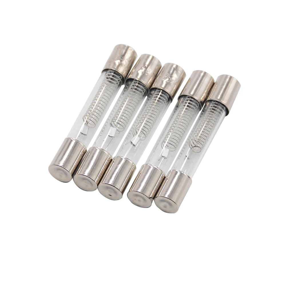 5pcs 5KV Special Microwave Oven Fuse 6*40mm 0.6 0.65 0.7 0.75 0.8 0.85 0.9 A Glass Tube Fuse 700MA 6x40mm High-Pressure Fuse