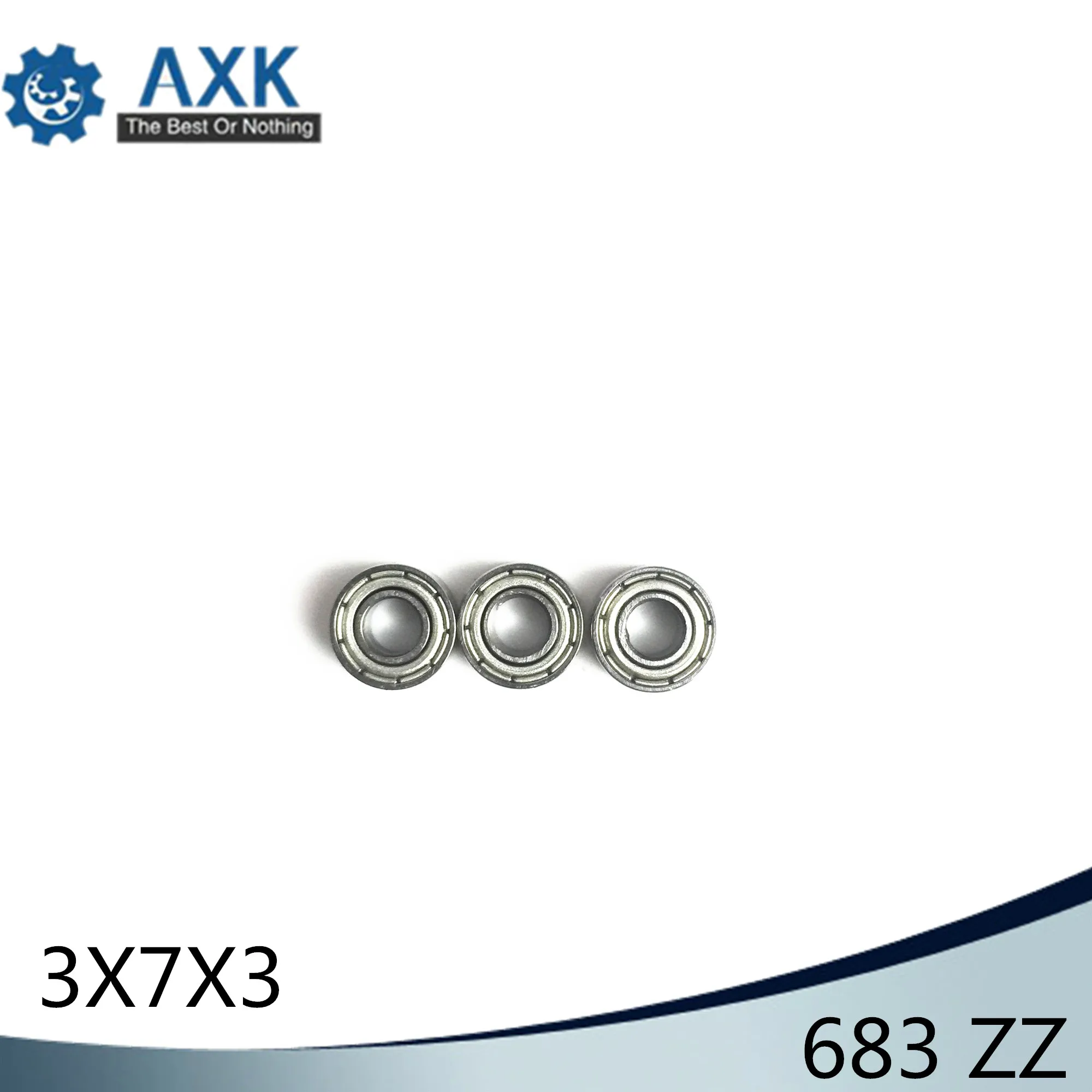 

683ZZ Bearing ABEC-7 10PCS 3x7x3 mm Miniature 683 ZZ Ball Bearings 618/3ZZ EMQ Z3V3 High Quality