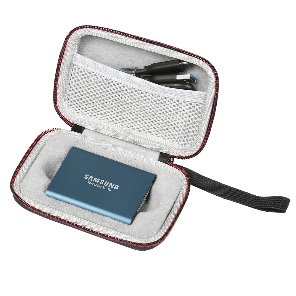 New Carrying Case for Samsung T5 T3 T1 Portable 250GB 500GB 1TB 2TB SSD USB 3.1 External Solid State Drives Storage Travel Bag