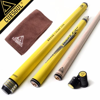 CUESOUL 파이어 브레이크 점프 큐 팁, 큐 조인트, 샤프트 프로텍터 포함, 58 인치, 19oz, 13mm