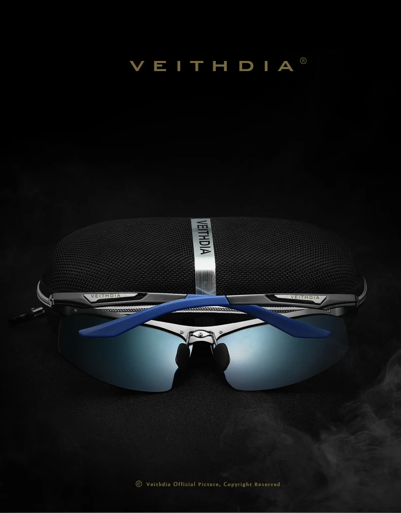 VEITHDIA Polarisierte männer Sonnenbrille UV400 Objektiv Sport Radfahren Outdoor Brillen Männlichen Spiegel Gläser Zubehör Für Frauen 6562 – Detail 2