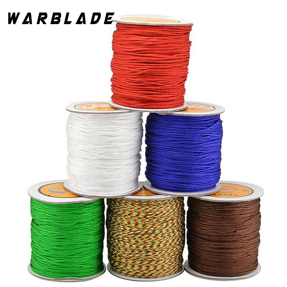 

1.5MM 140m/roll Soft Satin Rattail Nylon Cord Kumihimo Macrame Rope Chinese Knot Cord DIY Jewelry Making Cords WBL