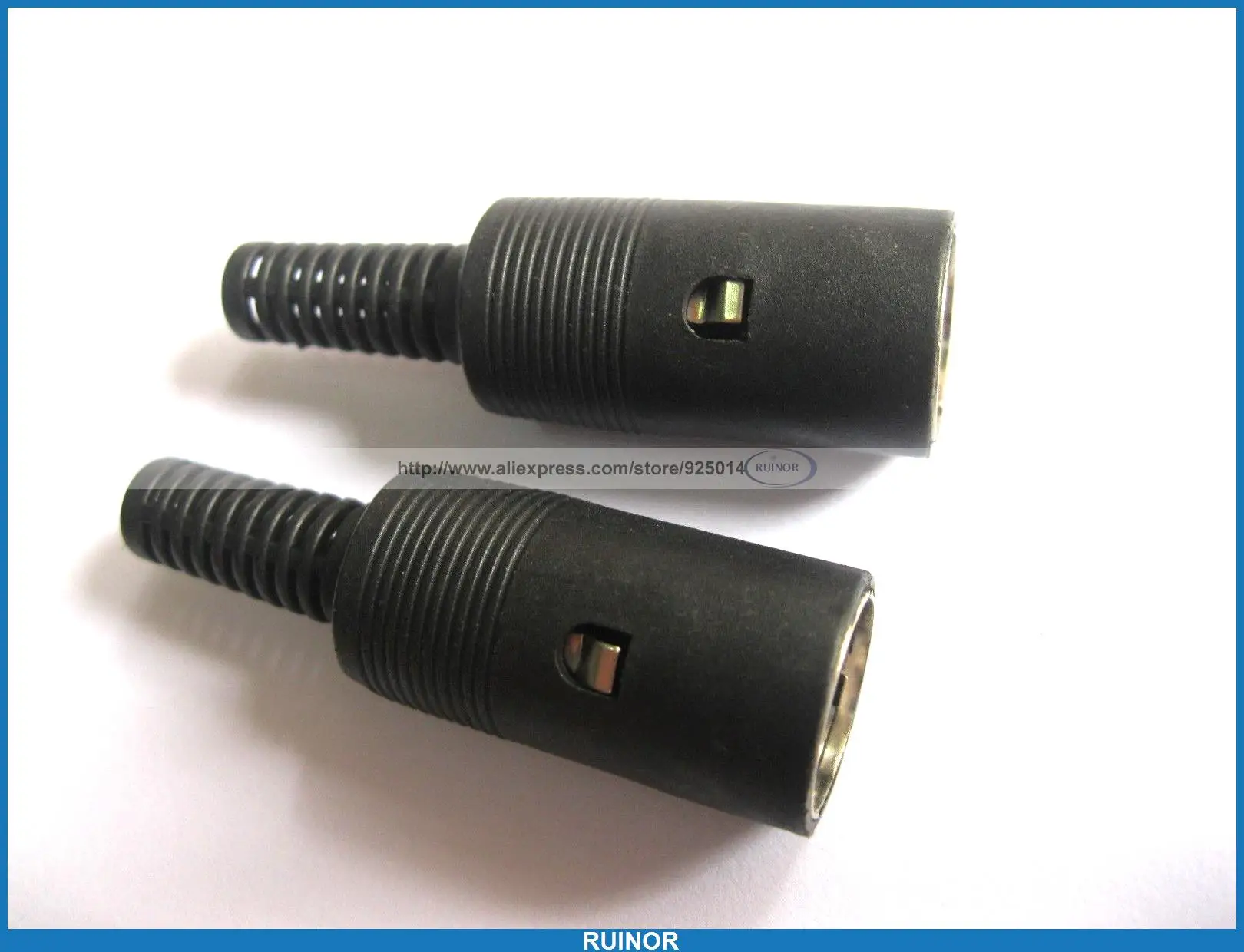 30 Pcs DIN Jack Connector 6 Pin with Plastic Handle