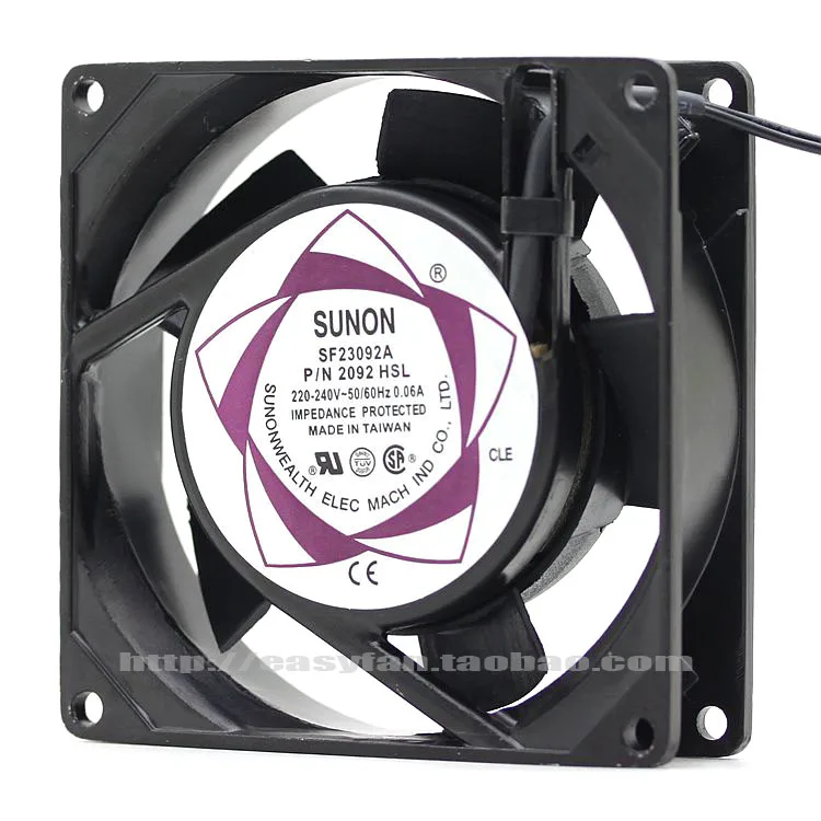 

NEW SUNON SF23092A 2092HSL 9225 220V AC ATX cooling fan