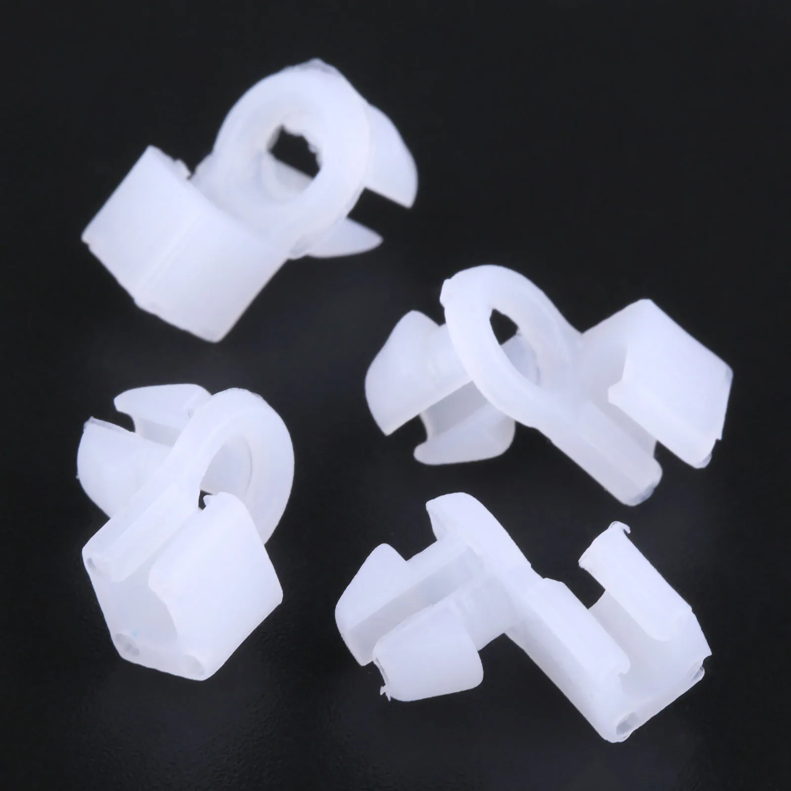 100x Universal Auto Door Round Head Lock Rod Clip Side Bumper Fender Panel Clips Plastic Rivet Fasteners Retainers Car Wire Clip