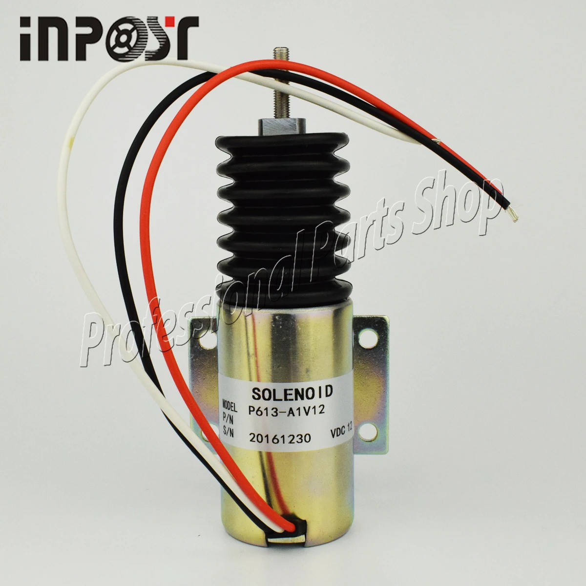 P613-A1V12 Pull Solenoid For Trombetta EngineThrottle Continuous Duty 12v