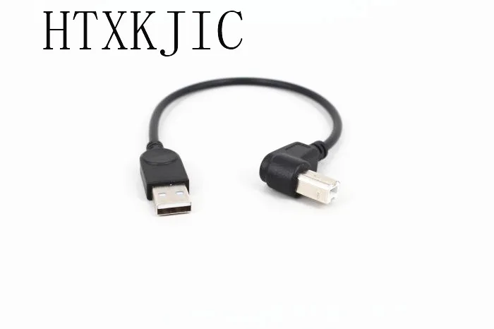 90 درجة زاوية الانحناء USB2.0 الثورة نوع B مربع الفم تمديد خط من القرص الصلب المحمول بيانات خط طابعة