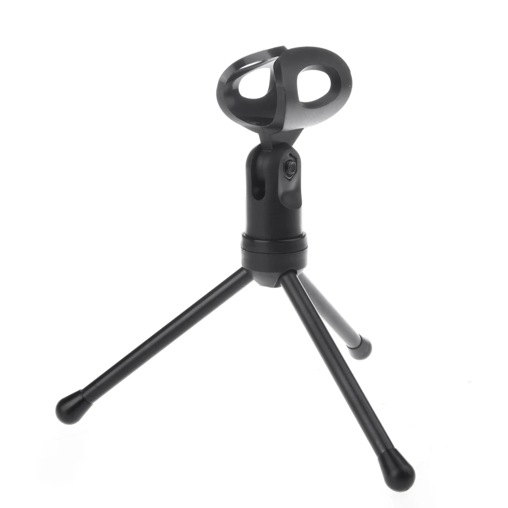 TGETH  Wired Stereo Condenser SF-666 Microphone With Holder Stand Clip For PC Chatting Singing Karaoke Laptop