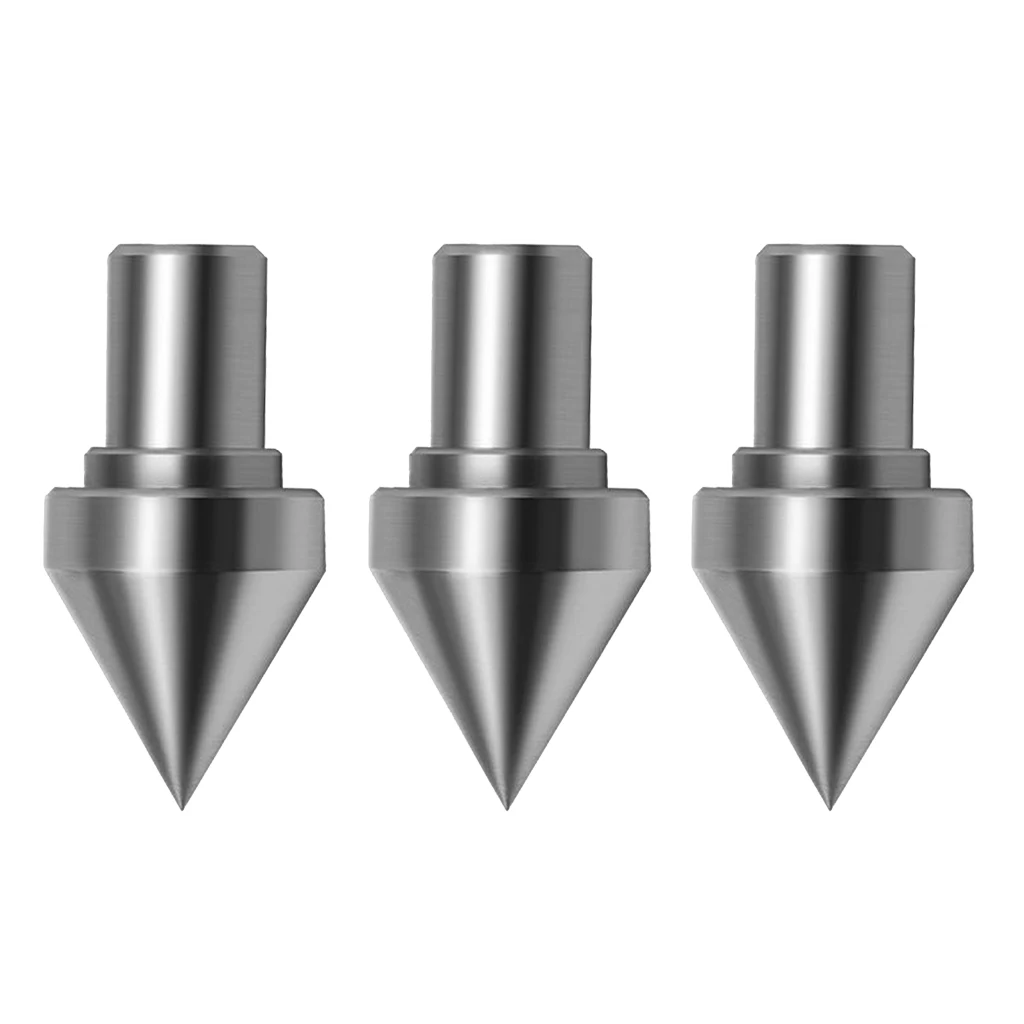 3X 8mm Shank Live Bearing Tailstock Center for Metal Wood Lathe Turning Tool