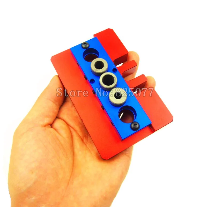 

Woodworking locator tenon hole punchers positioning drilling hole punch dowelling Jig woodworking tool KF985