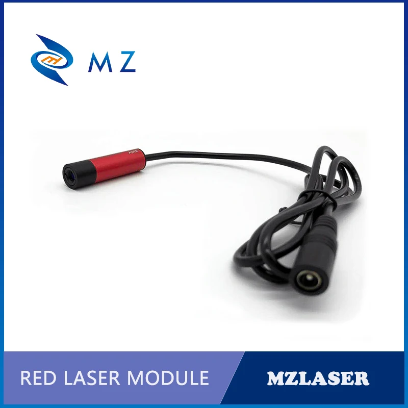 Di Vendita caldo 635nm 5mw Industriale Diodo di Messa A Fuoco Regolabile Red Dot Modulo Laser
