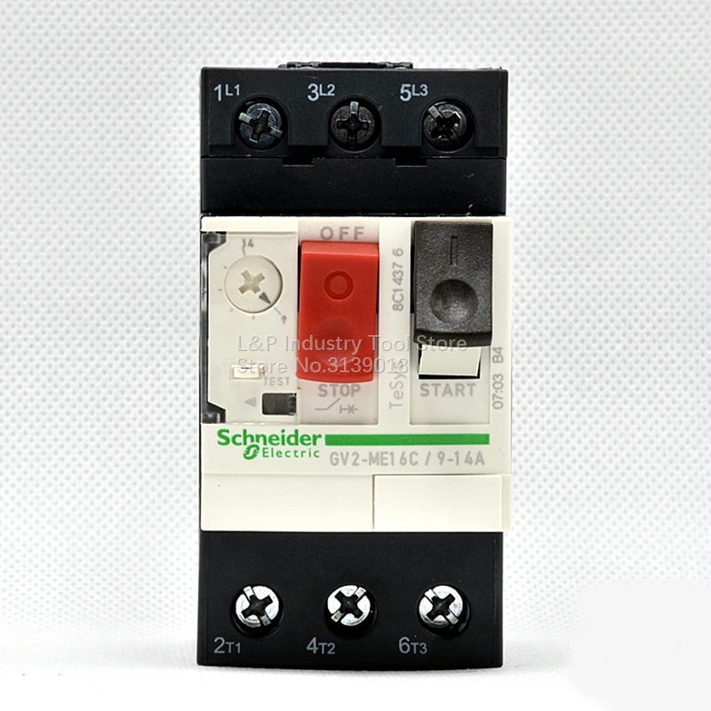الأصلي شنايدر GV2-ME01C/02C/03C/04C/05C/06C/07C/08C/10C/14C/20C/22C قطاع دارة حماية المحرك GV2ME16C زر الضغط