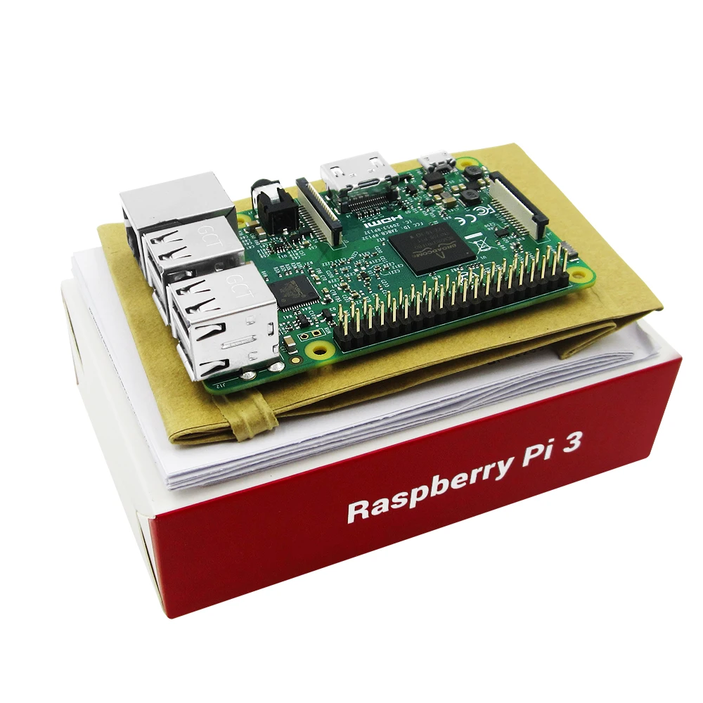 

2016New Element14 original Raspberry Pi 3 Model B Board 1GB LPDDR2 BCM2837 Quad-Core Ras PI3 B,PI 3B,PI 3 B with WiFi&Bluetooth