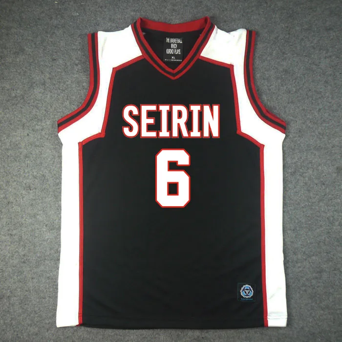 

Kuroko's Basketball Kuroko No Basket Seirin High School No.6 Koganei Shinji Cosplay Vest Basketball Jersey