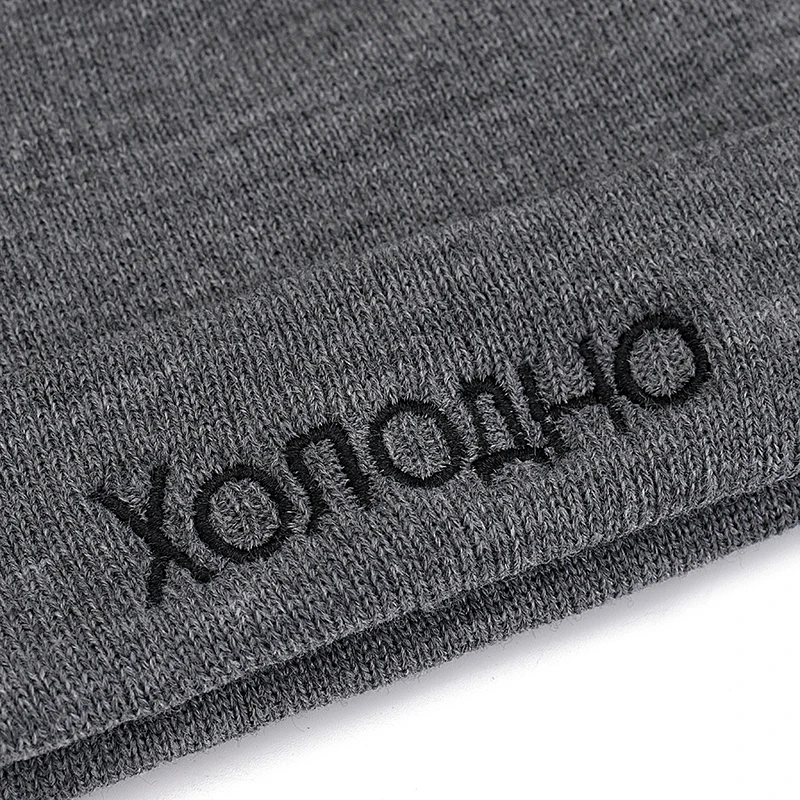 High Quality Russian Letter Cold Cotton Casual Beanies For Men Women Fashion Knitted Winter Hat Hip-hop Skullies Hat