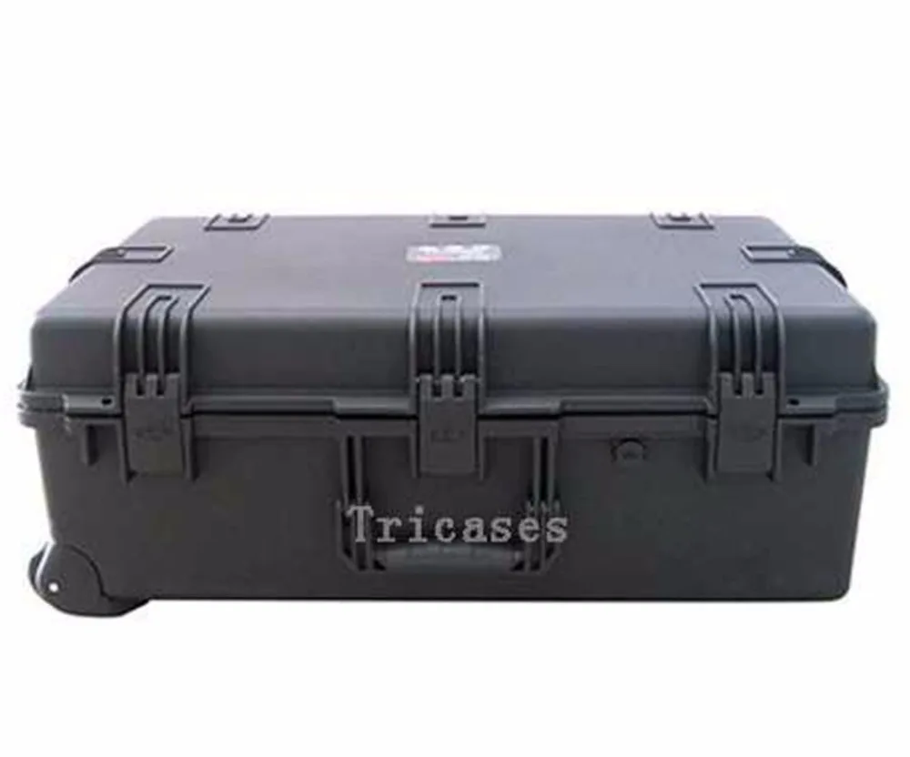 Imagem -03 - Tricases Fábrica Oem Odm Ip67 Rígido Plástico Grande Mala Trole Ferramenta Case com Pré-corte Espuma M2950