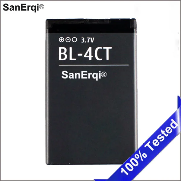 

10pcs BL-4CT Battery For Nokia BL-4CT mobile battery for Nokia 2720F 3720 5310XM 5630XM 660 BL 4CT 860mAh