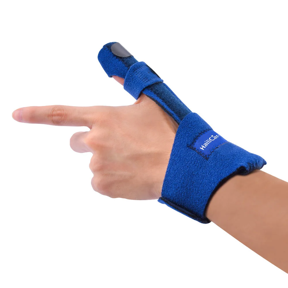 Pierwsza pomoc palec szyna Immobilizer medyczny kciuk pas wspierający regulowany kciuk Brace stabilizator straż Spica wsparcie Thumb Care